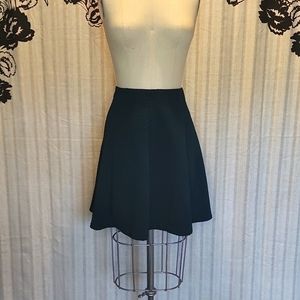 Textured a-line skirt